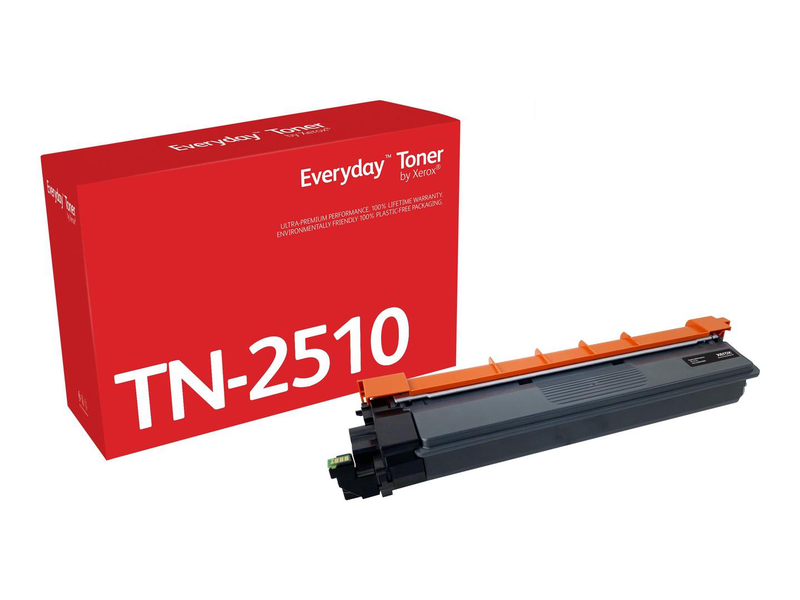 Everyday / black / compatible / box / toner cartridge (alternative for: brother tn-2510) / green world alliance return programme / for brother dcp-l2620, l2627, l2660, hl-l2400, l2865, mfc-l2800, l2827, l2860, l2960, l2980, , medium-null