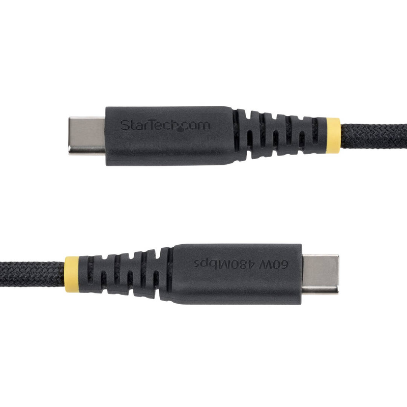 Startech.com / USB cable / 24 pin USB-c (m) to 24 pin USB-c (m) / USB 2.0 / 3 a / USB power delivery (60w) / black-null