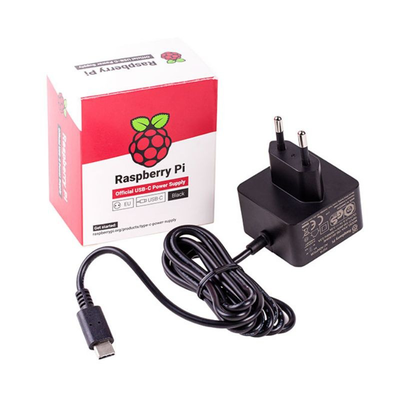 Raspberry pi 4 ksa-15e power supply black eu, , medium