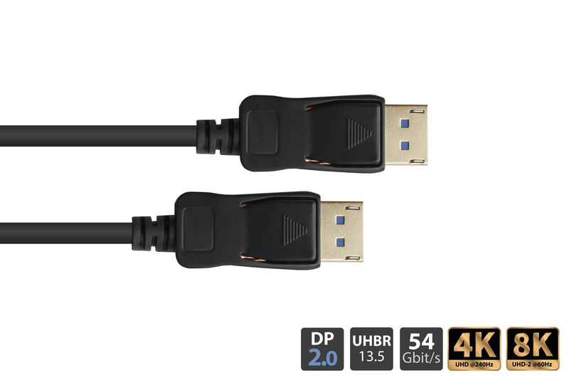 Good connections dp20-020 - 2 m - displayport - displayport - male - male - 3840 x 2160 pixels - cable - digital/display/video - 2 m, , medium-null