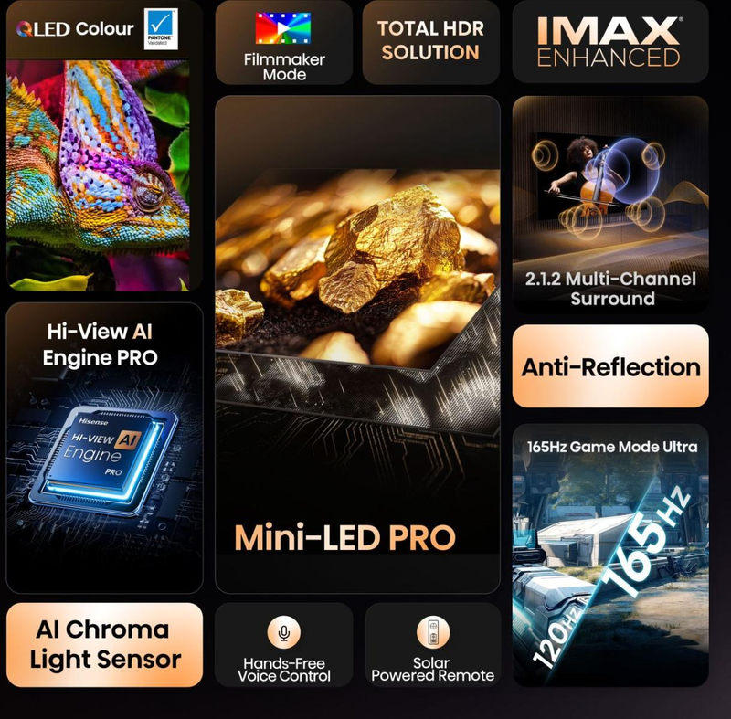 Hisense smart TV 65" 4k uled u7q pro-null