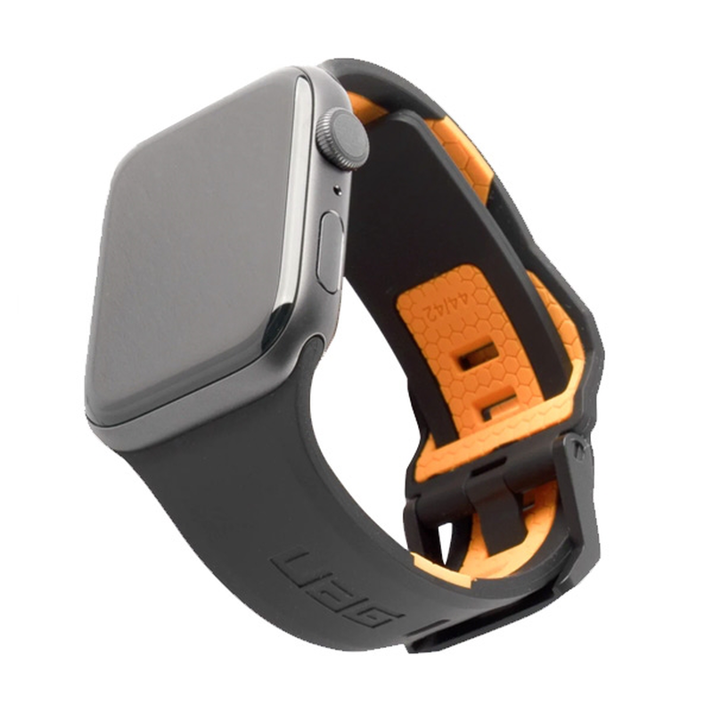 Product image: Λουράκι για apple watch 42/44/45/49mm – uag civilian black / orange, , medium-null