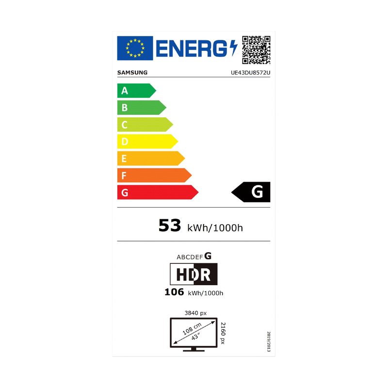Samsung ue43du8572uxxh 43" 4k ultra HD led TV image number null