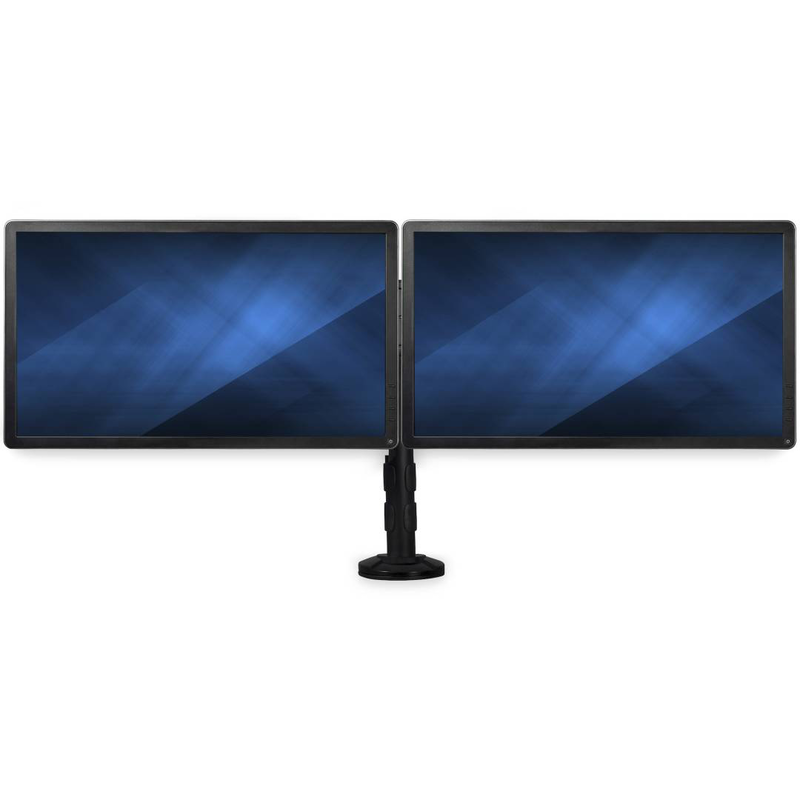 Startech.com armbarduog dual monitor desk arm crossbar for two 13-27 inch displays 8kg clamp grommet black-null