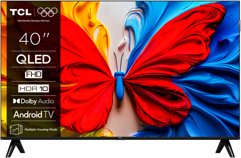 Tcl smart TV 40" full HD QLED 40s5k (2025)-null