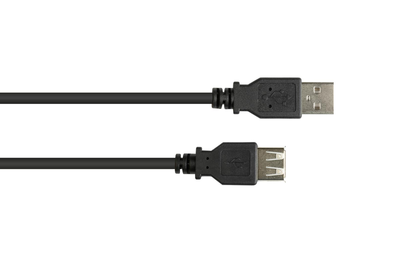 Good connections 2511-of5s - 5 m - USB a - USB a - USB 2.0 - male/female - black - cable - digital - extension cable - 5 m - USB 2.0 - copper wire-null
