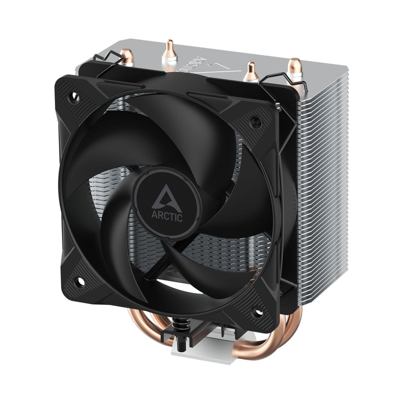 Arctic freezer 8a compact tower CPU cooler 2 heatpipes 100mm pwm fan AMD am5 am4 pre-applied mx-6 black-null