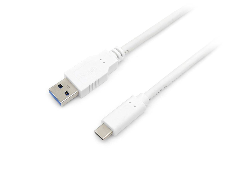 Equip 128366 USB 3.2 Gen 1 cable | USB type a to USB type c | 0.5m | white-null