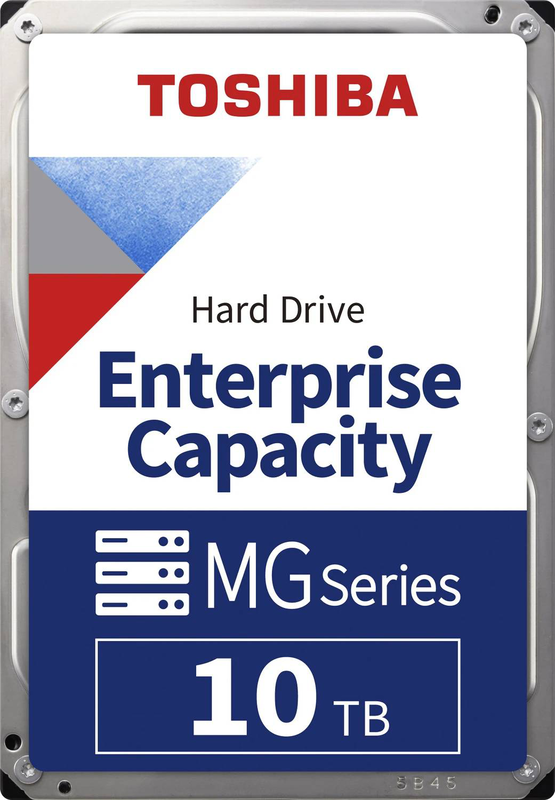 Toshiba mg10-d mg10ada10te 10TB enterprise hard drive, 3.5" internal, sata 6GB/s, 7200 rpm, 512mb, cmr-null