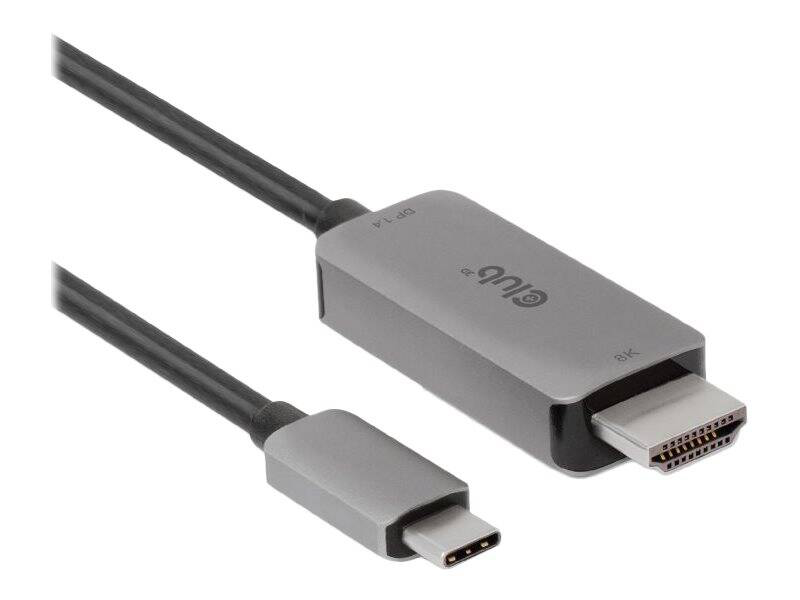 Club 3d / adapter cable / 24 pin USB-c male to HDMI male / 3 m / active, 4k120hz support, 8k60hz (7680 x 4320) support, , medium-null