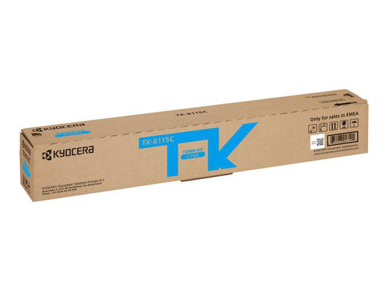 Kyocera tk 8115c / cyan / original / toner cartridge / for ecosys m8124cidn, m8124cidn/kl3, m8130cidn, m8130cidn/kl3, , medium-null