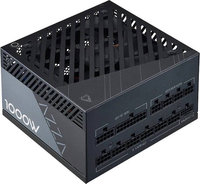 Azza psaz-1000p power supply 1000w atx 3.1 80 plus platinum fully modular 120mm hyb fan pcie 5 16-pin black-null