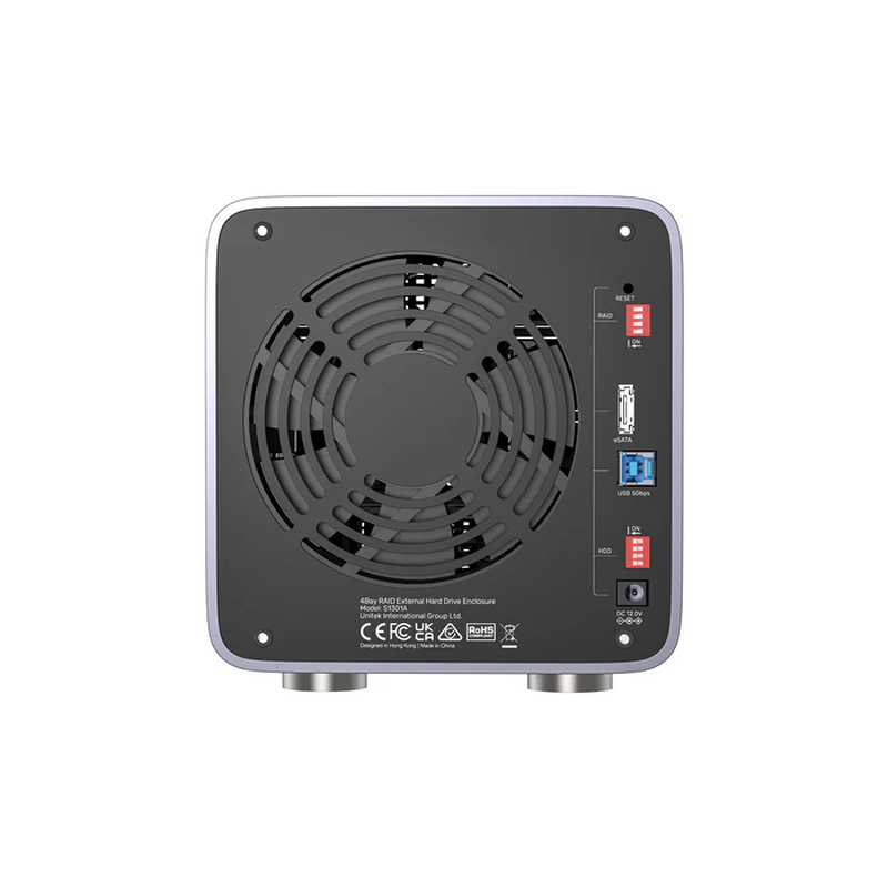 Unitek 4-bay external sata 2.5/3.5 HDD/SSD enclosure with raid USB-a s1301a, , medium-null