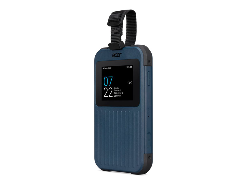 Acer connect enduro m3 5G mobile Wi-Fi hotspot Wi-Fi 6 2x2 mimo 6500mAh rugged ip54 mil-std-810h vsim wpa3 vpn black-null