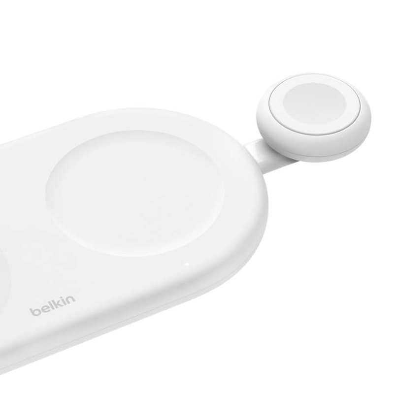 Belkin boostcharge portable USB-c apple watch charger mfi certified fast charge 5w white-null