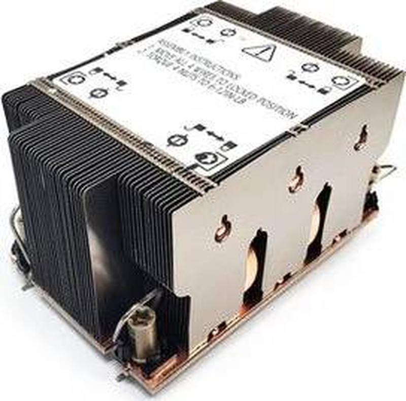 Dynatron s2 passive 2u server heatsink, intel socket lga4677, copper vapor chamber, sapphire rapids xeon, silver-null