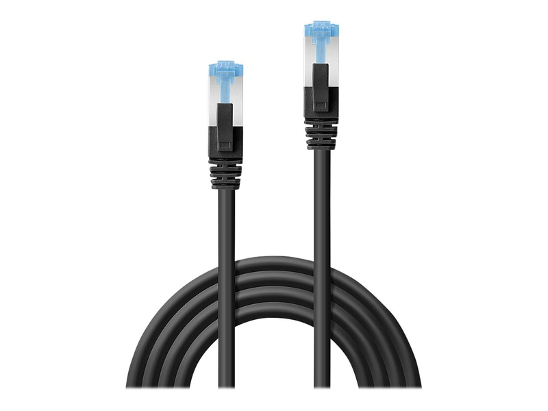Lindy / patch cable / rj-45 (m) to rj-45 (m) / 30 m / sftp, pimf / cat 6a / ieee 802.3af/ieee 802.3at / molded, snagless, stranded / black-null