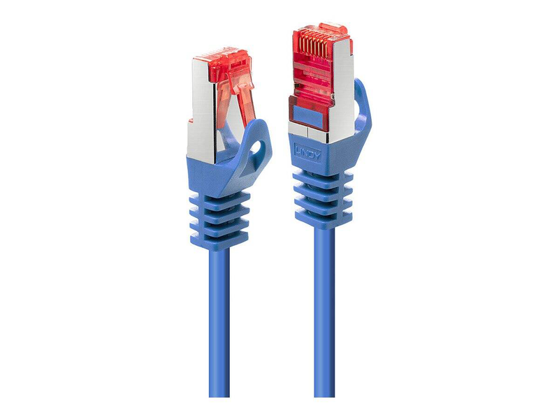 Lindy basic / patch cable / rj-45 (m) to rj-45 (m) / 1.5 m / sftp, pimf / cat 6 / molded, snagless, stranded / blue-null