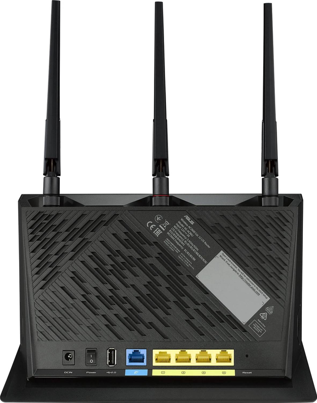Asus 4g-ac86u dual-band ac2600 lte cat12 modem router 4g+ 600mbps Wi-Fi 5 mu-mimo 4x gigabit lan USB black-null