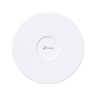 Tp-link omada eap773 Wi-Fi 7 access point be11000 tri-band 6-stream 10g poe+ ceiling mount cloud-managed, White, medium
