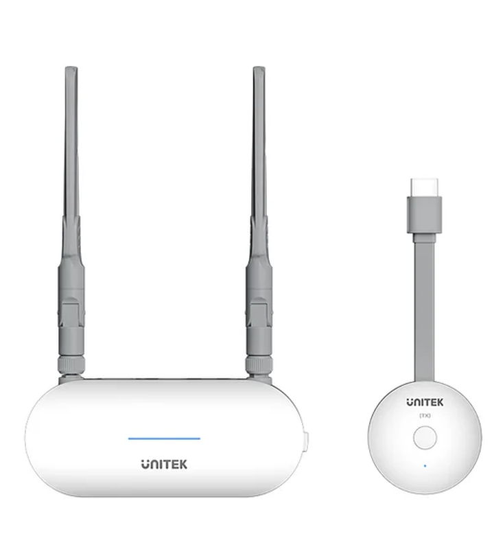 Product image: Unitek wireless HDMI transmitter & receiver kit up to 50m white v1183a, , medium-null