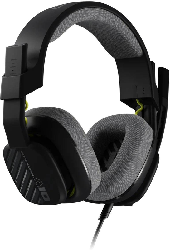 Astro a10 Gen 2 wired gaming headset 939-002047 32mm drivers flip-to-mute mic in-line volume 3.5mm black-null
