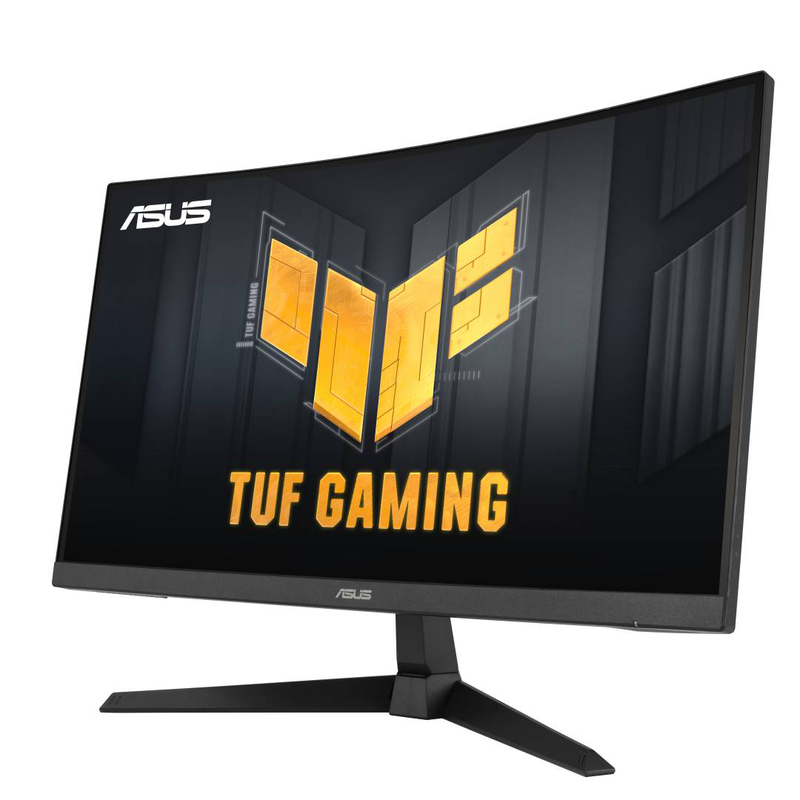 Asus tuf gaming vg27wq3b 27" fast va curved qhd 2560x1440 180hz 1ms hdr10 freesync gaming monitor 2xhdmi dp speakers black-null