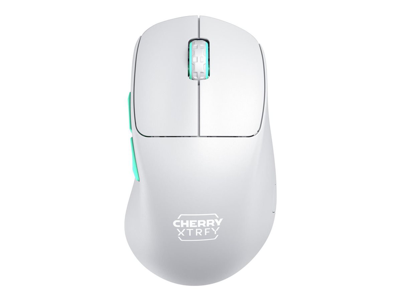Cherry xtrfy m64 - mouse - ergonomic - 5 buttons - wireless - 2.4 GHz - USB wireless receiver - black, , medium-null