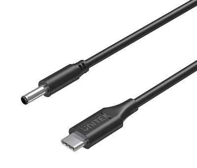 Unitek ucl USB-c to dc cable 1.8m 65w for dell 4.5*3.0mm c14120bk, , medium