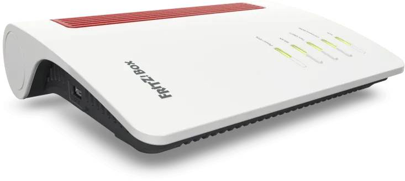 Avm fritz!box 7682 Wi-Fi 7 vdsl supervectoring g.fast mesh router 6960mbps 2.5G wan dect smart home white-null