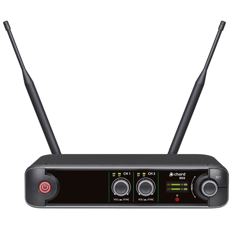 Chord xu2-h wireless true diversity uhf system διπλό ασύρματο σύστημα με 2 μικρόφωνα χειρός, , medium-null