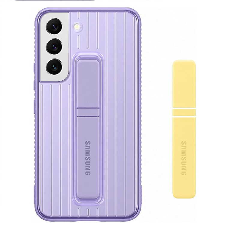 Samsung protective standing cover s22 purple-null