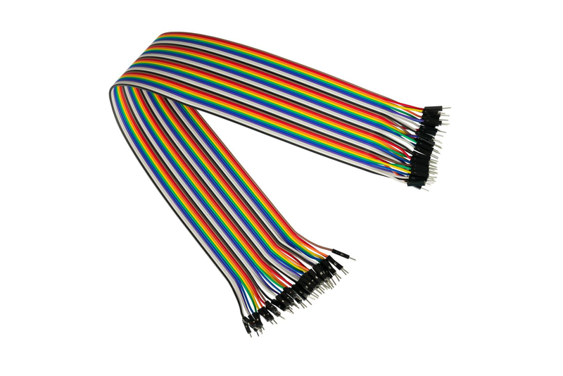 Kabelmeister jumper wire 40-pin trennbare adern for arduino raspberry pi etc. Stecker an / 0,4 m / 40-polig, , medium-null