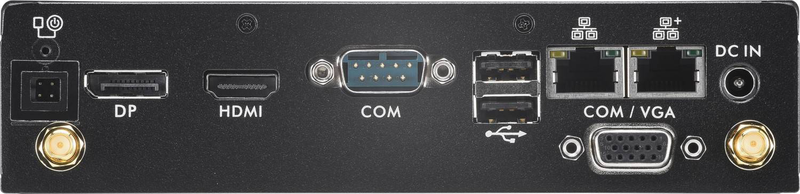 Shuttle xpc slim ds50u3 fanless barebone slim pc Intel Core i3-1315u iris xe ddr5 dual lan no ram no SSD no os black-null