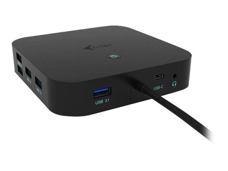 I-tec c31dualdpdockpd USB-c dual displayport docking station dual 4k 60hz mst 100w pd gigabit ethernet USB hub-null