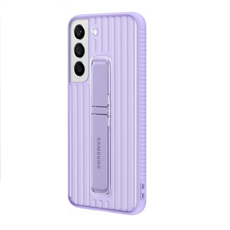 Samsung protective standing cover s22 purple-null