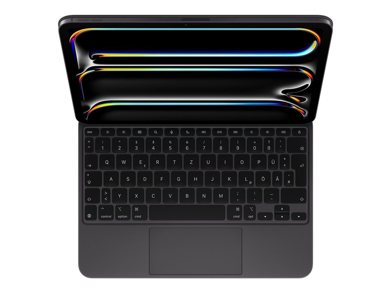 Apple magic keyboard - keyboard and folio case - with trackpad - backlit - apple smart connector - qwertz - german - black - for apple 11-inch ipad pro (m4), , medium-null