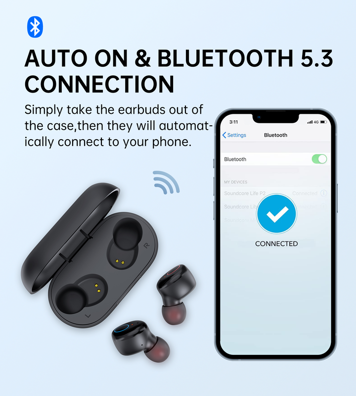 Choetech wireless earbuds bh-t16, , medium-null