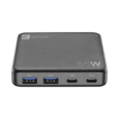 Multipower desk 65w black, Black, medium