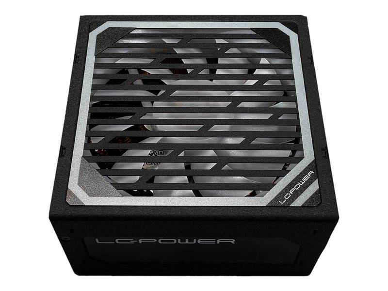 Lc-power lc6850m 850w atx 3.0 power supply 80 plus gold fully modular super silent 135mm fan active pfc black-null