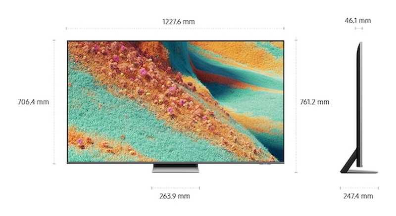 Samsung smart τηλεόραση 55" 4k neo QLED qe55qn85fa (2025)-null