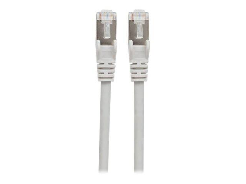 Intellinet network patch cable, cat7 cable/cat6a plugs, 20m, grey, copper, s/ftp, lsoh / lszh, pvc, rj45, gold plated contacts, snagless, booted, polybag - network cable - rj-45 (m) to rj-45 (m) - 20 m - sftp - cat 7 (cable) / cat 6a (connectors) - haloge-null