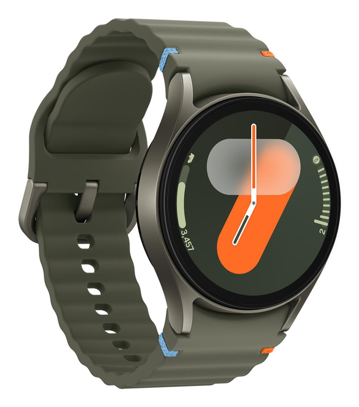 Samsung Galaxy Watch7 - 40 mm - smart watch with sport band - rubber - band size: s/m - display 1.3" - 32GB - nfc, Wi-Fi, bluetooth - 28.9 g - green, , medium-null