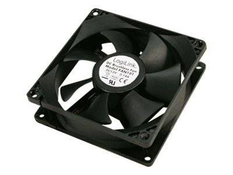 Logilink fan101 / case fan / 80 mm / black, , medium-null