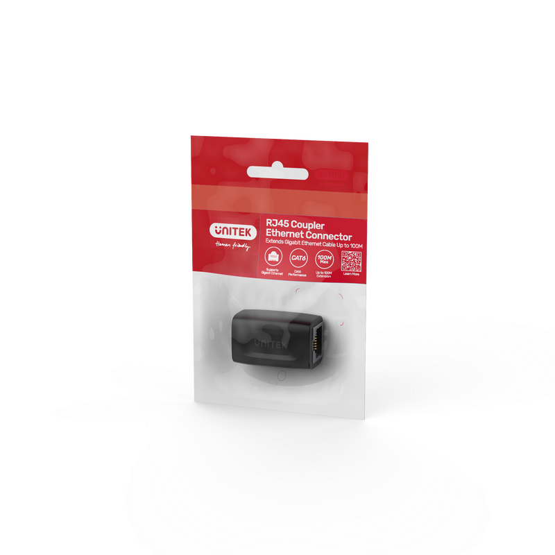 Unitek network rj45 f-f ethernet coupler a1026bk, , medium-null