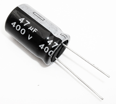 47mf 400v electrol. Capacitor  x2, , medium