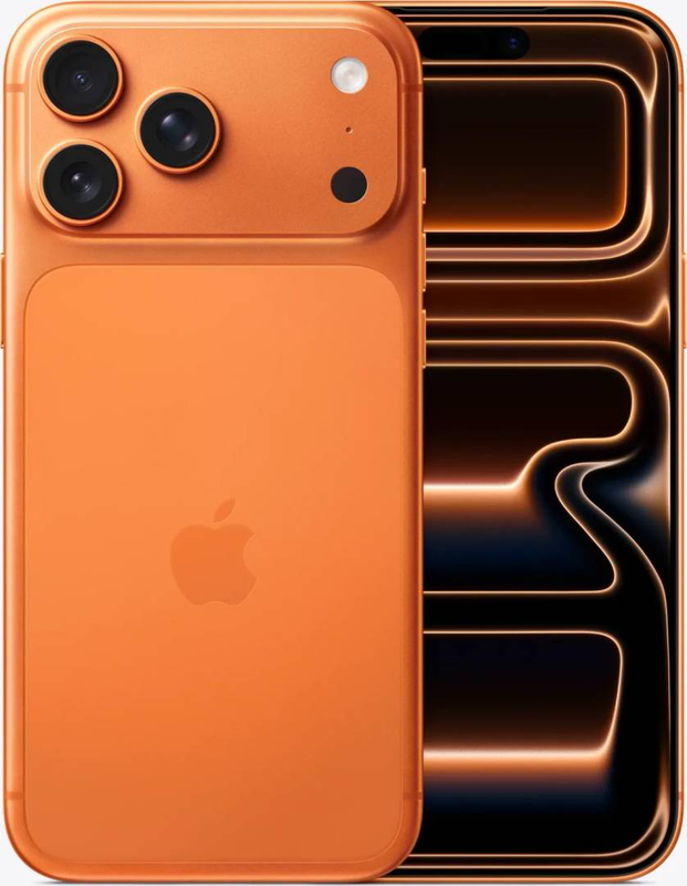 Apple iPhone 17 pro max smartphone 6.9-inch OLED 120hz a19 pro 12GB ram 256GB 5G esim cosmic orange-null