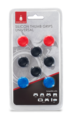 Spartan gear silicon thumb grips universal, , medium