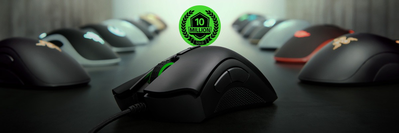 Razer deathadder essential gaming mouse 6400 dpi black-null