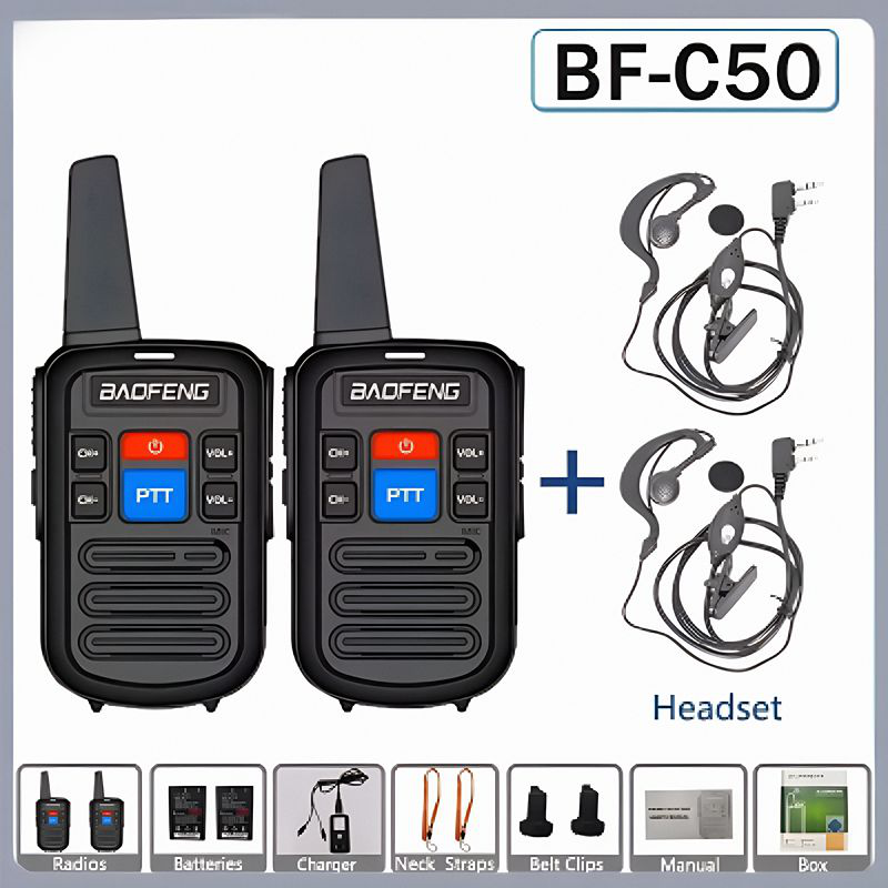 Baofeng bf-c50 mini walkie talkie 2w - &sigma;έ&tau; 2 &tau;&mu;&chi;, , medium-null